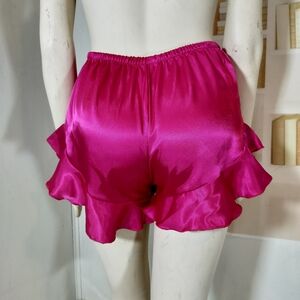 & Other Stories Fuchsia Ruffle Shorts